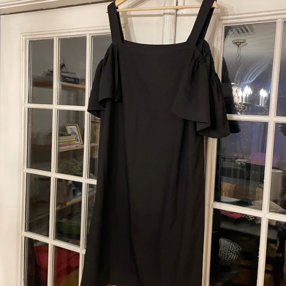 LBD Black off the shoulder black dress - 3x